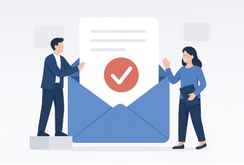Get Verified Email Illustration